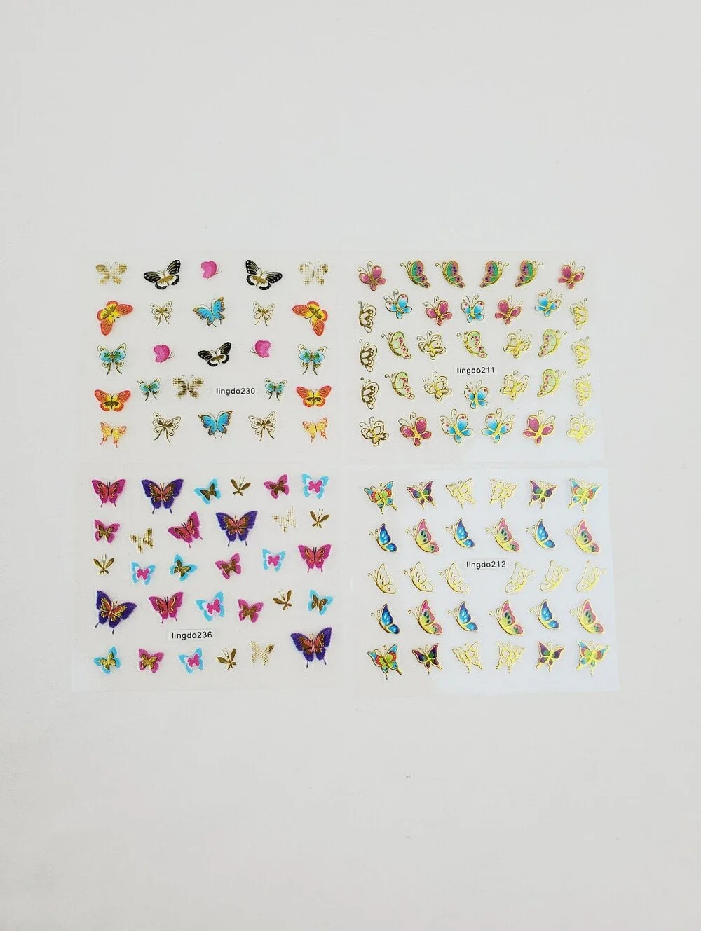 4 FOR $15 💕 Trendy Nail Art Transfer Stickers Decals